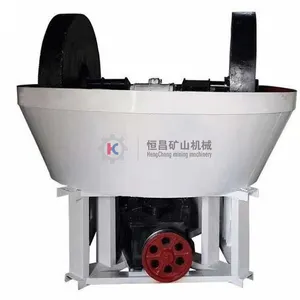 Energy Saving And Most Popular Africa Sudan Libya Round Mill Stone Rock Gold Ore Grinder 1200 Wet Pan Mill With Two Rollers