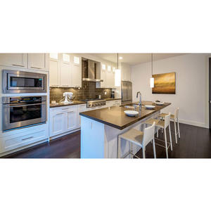 Porte d'armoires de cuisine Armoires de cuisine en métal Profil en J en <span class=keywords><strong>aluminium</strong></span> pour armoires de cuisine - Product Image 4