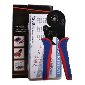 HSC12 16-6 1200 Uds 0,08-16mm2, juego de alicates de herramienta de prensado de terminales de virolas tubulares de Cable de trinquete multifuncional de-16mm2 - Product Image 1