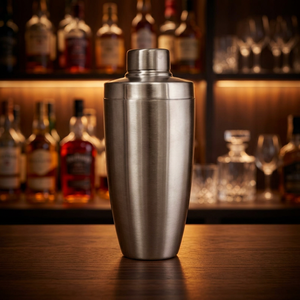 Premium Eco-Friendly Modern Stainless Steel Cocktail Shaker 550ml Capacity 2-Piece Set Bulk Production <b>Bar</b> Home Kitchen <b>Drink</b> - Product Image 2
