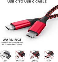 Data 5 Cepat 5.0a pengisian adalah asli kualitas tinggi Usbc untuk Uabc 2m 2.0 Usb Tipe C 5a Pd 100w kabel