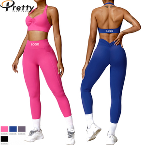 <span class=keywords><strong>Abbigliamento</strong></span> da allenamento di alta qualità da <span class=keywords><strong>donna</strong></span> set Yoga sport sostenibili <span class=keywords><strong>abbigliamento</strong></span> sportivo attivo tuta da Yoga taglie forti palestra set Fitness per adulti - Product Image 1