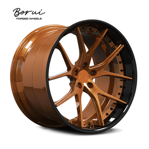 Rines de Carreras Cóncavos Forjados Personalizados Borui de 16 17 18 19 20 21 22 Pulgadas para Autos de Pasajeros, Nueva Aleación de Aluminio, PCD de 100 mm, 20 mm - Product Image 2