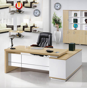 低価格オフィス家具 木製モダン社長用テーブル <span class=keywords><strong>L</strong></span>字型 耐久性のあるオフィスエグゼクティブデスク - Product Image 3