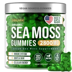 Biocaro OEM Private Label Gummy Candy Seamoss Gummies Supplements Irish Sea Moss Weight Loss Gummies Vitamin Wholesale