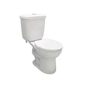 Недорогой Американский удлиненный двойной слив, сифонный, санитарный комод, туалеты для ванной, 300 мм, Туалет