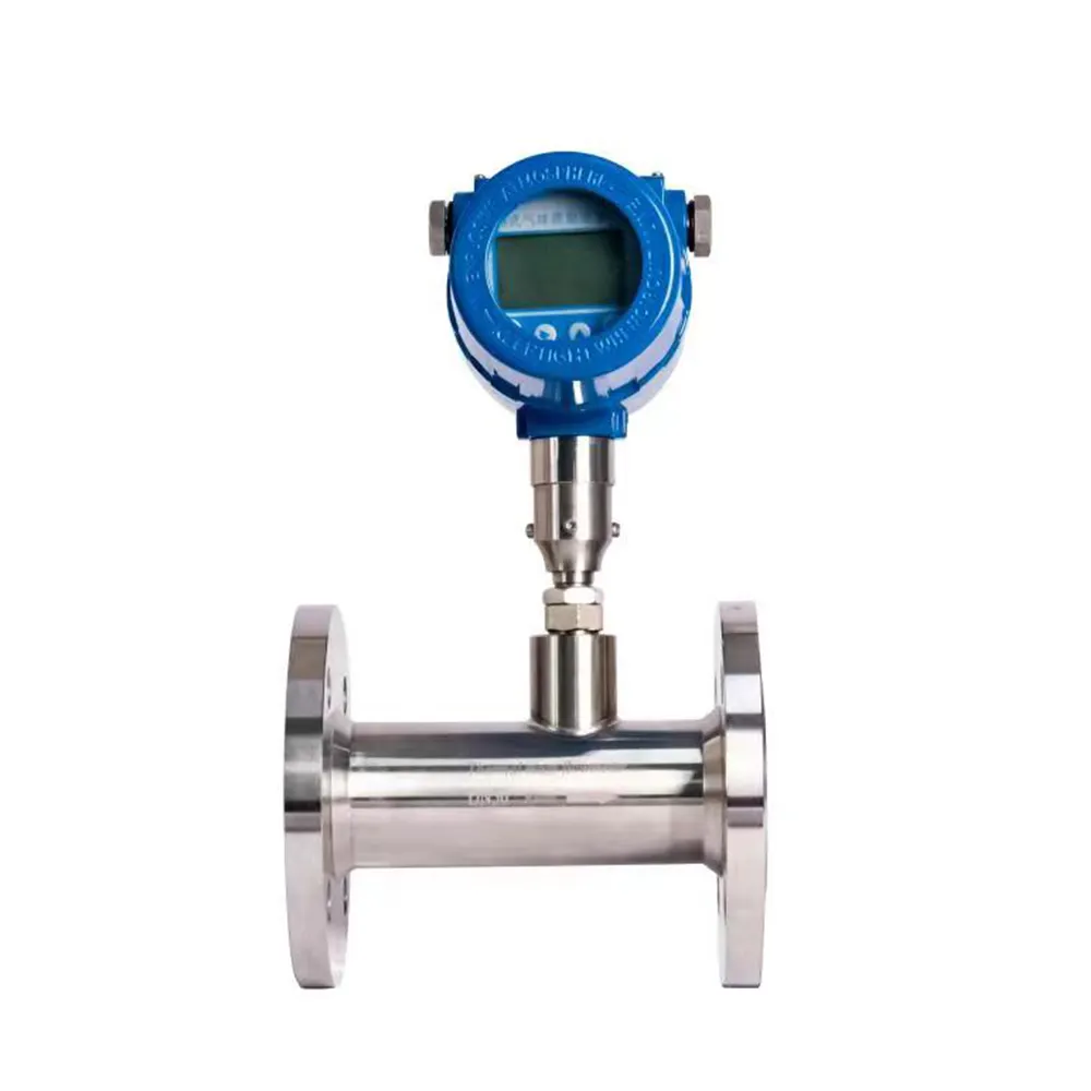 Digital LCD Display RS485 Methane Oxygen Flowmeter Thermal Gas Mass Flow Meter with Compressed Air