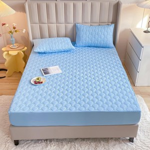 <span class=keywords><strong>Protector</strong></span> de Colchón Acolchado Impermeable, Cubre Colchón Ajustable, Cubre Colchón Individual de TPU Anti-Derrames para Hogar y Hotel - Product Image 5