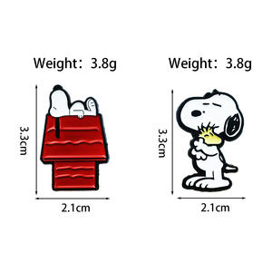 Cute for Cartoon Metal Badge Creative Animation Puppy Backpack Accessory Brooch All-Match <strong>Clothing</strong> - Product Image 5