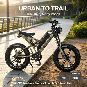Vélo électrique tout-terrain adulte personnalisable avec batterie au lithium EU, pour la ville et la montagne, haute vitesse. - Product Image 2