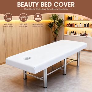 Lenzuola Impermeabili per Massaggi con Foro per il Viso, Copertura Riutilizzabile Antimacchia per Lettini da Massaggio e Trattamenti Spa - Product Image 6