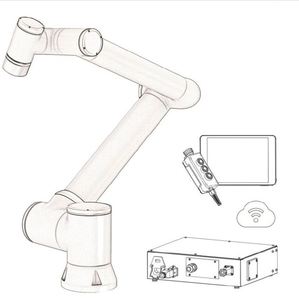 Robot collaboratif avancé FR20, 6 axes, charge utile de 20 kg, portée de 1854 mm, moteur PLC pour palettisation, soudage, chargement/déchargement - Product Image 2