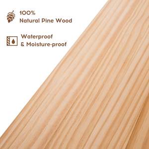 Étagère de rangement à 3 niveaux pour toilettes Étagère inclinable en bois massif Étagère de rangement supérieure pour toilettes de salle de bains - Product Image 5