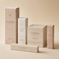 Boîte d'emballage personnalisée pour gel à ongles, boîte en papier cosmétique pliable pour vernis à ongles et cosmétiques quotidiens