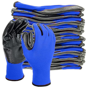 Gauge Ultra Thin Nylon PU Coated <b>Gloves</b> Breathable Sensitive Touchscreen Safety <b>Gloves</b> for Gardening General Purpose Work - Product Image 1