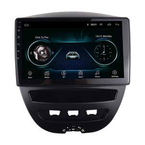 Car Audio Fascia per TOYOTA AYGO CITROEN <span class=keywords><strong>C1</strong></span> PEUGEOT <span class=keywords><strong>107</strong></span> 10.1 POLLICI Radio Cornice Stereo di GPS di Lettore DVD Installare Pannello Staffa di Montaggio Kit - Product Image 4