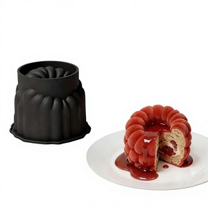 Molde de Silicona Creativo con Forma de Frambuesa para Pasteles, Molde de Cuatro Pulgadas para Mousse y Postres, Apto para Horno, Grado Alimenticio, Antiadherente, Reutilizable - Product Image 1