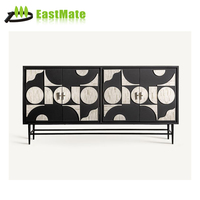 Meuble moderne d'hôtel, table console couloir avec rangement