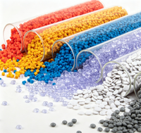 Composé de PVC souple ignifuge pour gaine et isolation de câbles électriques, granulés en gros