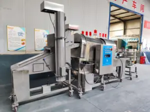 Factory New Production Sus304 Material Drum Chicken Breading Machine