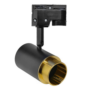 Soporte para Lámpara de Riel LEDEAST TG408-2L <span class=keywords><strong>GU10</strong></span> MR16, Tapa de Extremo Personalizada, Soporte para Foco de Riel, para Sistema de Iluminación de Riel - Product Image 1
