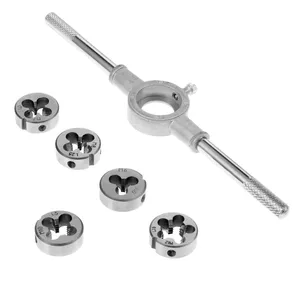 High Quality metric size thickened type Adjustable Round Die Stock handle tool circular die wrench M3-M36 Screw Thread die