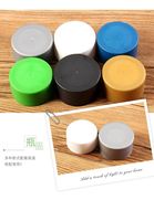 Bouteille d'eau en verre cylindrique vide de 300 ml, 500 ml, 800 ml avec logo personnalisé, style Voss, avec couvercle anti-fuite pour jus, smoothie, sport, voyage