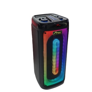 2022 2*8 "mới di động có thể sạc lại BT Đảng loa với Led âm nhạc theo dõi ánh sáng - Product Image 1