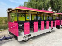 Usine fournissant un train touristique vintage à faible vitesse et zéro émission, 72 places, pour les voyages de vacances