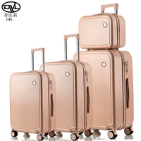 Ensemble de petites bagages ABS frais multicolores modernes avec logo personnalisable pour le voyage Ensemble de bagages à main
