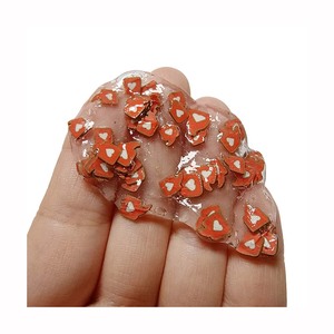 Amour coeur conversation pièce <span class=keywords><strong>saint</strong></span> <span class=keywords><strong>valentin</strong></span> argile arrose Slime fournitures Dessert Kawaii artisanat tranche d'argile polymère - Product Image 2