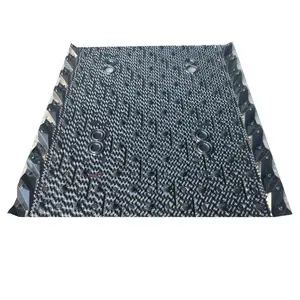 Polypropylene Cooling Tower Fill / Plastic Honeycomb PVC Fill Media With 750mm Width