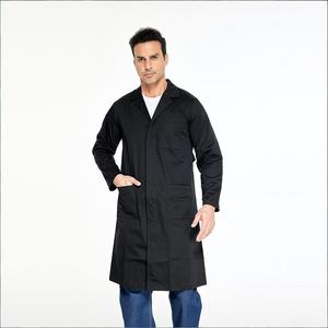 Bata de Trabajo de Manga Larga |   Bata de Trabajo Antipolvo para Mecánico, Almacén, Taller, Fábrica de Alimentos - Product Image 1