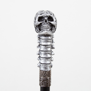 Bastón de Resina con Calavera, Accesorio de Disfraz de Calavera, Bastón de Halloween para Cosplay - Product Image 3