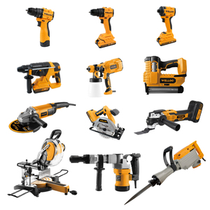 Estación de Herramientas OEM One Stop Tools, Juego Combinado de Herramientas Eléctricas de 20V con Batería de Litio, <span class=keywords><strong>Taladro</strong></span>/ <span class=keywords><strong>Sierra</strong></span>/Llave Inglesa/Amoladora Angular - Product Image 1