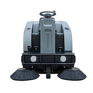 เครื่องกวาดพื้นแบบนั่งขับเคลื่อนด้วยแบตเตอรี่ DC 48V ความจุ 120 ลิตร - Product Image 1