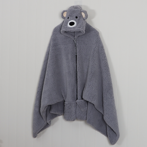 <span class=keywords><strong>Felpa</strong></span> con Cappuccio Oversize in <span class=keywords><strong>Pile</strong></span> Sherpa, <span class=keywords><strong>Coperta</strong></span> Indossabile per Adulti, Stile Cartone Animato, Mantello Caldo - Product Image 4