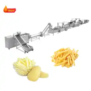 Fábrica profissional abastecimento batata frita assada que faz a máquina automática linha completa batata frita que faz a máquina