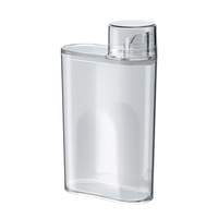 DOOSO Distributeur de lessive en plastique pour la maison avec couvercle et réservoir de stockage