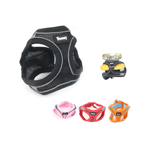 Arnés para Mascotas de Doble Fondo con Diseño Tipo Sándwich, Cómodo Fijador para Pecho y Espalda - Product Image 5