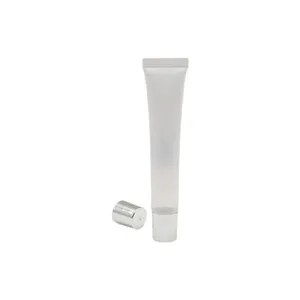 Tubo para apretar loción, tubo suave cosmético para champú, Mini tubo para apretar personalizado, brillo de labios, brillo de labios de plástico transparente