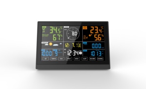 風速計付きの新しいデジタルワイヤレス温度計湿度計気圧計UV気象台 - Product Image 5