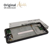 Cadre d'assemblage de remplacement LCD avec LCD pour Samsung A33 5G A336, pièces originales OLED pour téléphones mobiles