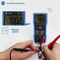 Multimètre numérique Sunshine DT-19N, voltmètre intelligent portable AC/DC, testeur de résistance pour la maintenance des circuits électroniques