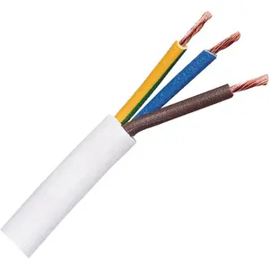 H05VV-F 300/500V 3G2.5mm résistant au feu PVC isolé fil de cuivre nu câble CE Rohs standard gainé câble d'alimentation gainé