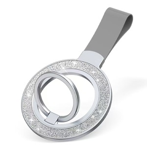Nuevo soporte de anillo de succión magnético de doble cara de diamante de moda soporte de rotación de <span class=keywords><strong>360</strong></span> grados Cordón de teléfono móvil PH23 - Product Image 5