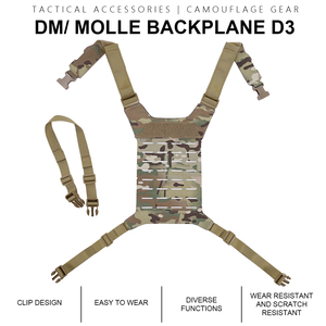 Chaleco Táctico D3 SS MK, Chaleco de Caza MOLLE, Correa para Chaleco, Panel Trasero Universal para Chaleco, Accesorios para Equipo - Product Image 4