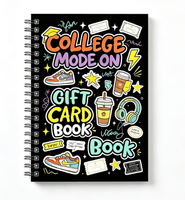 Carnet de notes spirale « Carte-cadeau de survie universitaire » – Journal de remise en main de la diplôme pour les premiers années universitaires