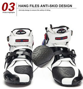 Zapatos profesionales <span class=keywords><strong>para</strong></span> motocicleta, <span class=keywords><strong>botas</strong></span> de carreras de <span class=keywords><strong>Motocross</strong></span>, impermeables, deportes de motorista, protegen el tobillo, zapatos de ciclismo <span class=keywords><strong>para</strong></span> motociclista - Product Image 5
