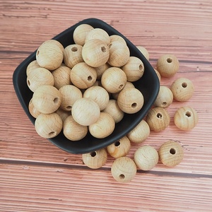 Promoción de Cuentas de Madera de Haya de 10 mm Libres de BPA para la Fabricación de Joyas, Manualidades, Accesorios para Bebés y Dentición - Product Image 5